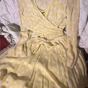 Nicole Miller Vintage 90’s Cocktail Dress - size 10, chartreuse green.
